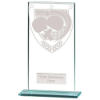 Millennium Table Tennis Jade Glass Award 160mm