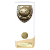 Prime Cobra Basketball Award White & Gold 160mm