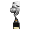 Innov8 Basketball Plastic Trophy Silver & Black 230mm
