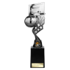 Innov8 Basketball Plastic Trophy Silver & Black 250mm