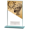 Mustang Basketball Jade Glass Award 140mm