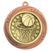 Superstar Basketball Medal Bronze 60mm