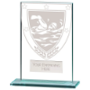 Millennium Swimming Jade Glass Award 125mm