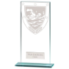 Millennium Swimming Jade Glass Award 180mm