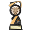 Mania Tower Ten Pin Bowling Award Carbon Black & Gold 155mm