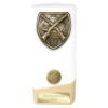 Prime Cobra Clay Pigeon Shooting Award White & Gold 160mm