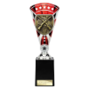 Cobra Star Cup Clay Pigeon Shooting Silver & Red 255mm