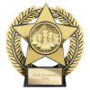 Emperor Star Chess Plaque Gold 120mm