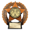 Emperor Star Dominoes Plaque Bronze 120mm