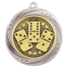 Superstar Dominoes Medal Silver 60mm