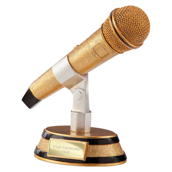 Karaoke King Music Microphone Award 175mm