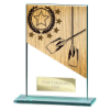 Mustang Rowing Jade Glass Award 125mm
