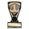 Wolverine Plaque 1st Place Carbon Black & Fusion Gold 130mm