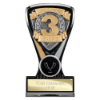 Wolverine Plaque 3rd Place Carbon Black & Fusion Gold 130mm
