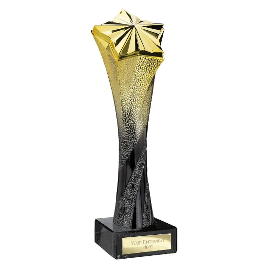 Star Tower Heavyweight Trophy Gold & Black 270mm