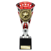 Cobra Star Cup Well Done Silver & Red 230mm