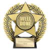 Emperor Star Well Done Plaque Gold 120mm