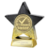 Superstar Attendance Award Black & Gold 110mm