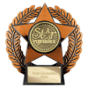 Emperor Star Star Performer Plaque Bronze 120mm