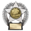 Emperor Star Happy Birthday Plaque Silver 120mm