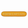 Scholar Bar Badge Form Captain Yellow 40mm