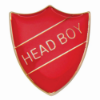 Scholar Pin Badge Head Boy Red 25mm