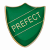 Scholar Pin Badge Prefect Green 25mm