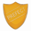 Scholar Pin Badge Prefect Yellow 25mm
