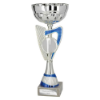Mystify Cup Silver & Blue 210mm
