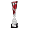 Quest Laser Cut Cup Silver & Red 470mm