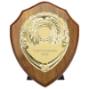 Reward Shield & Front Walnut & Gold 175mm