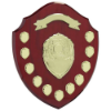Mountbatten Annual Shield Rosewood & Gold 11yr 355mm