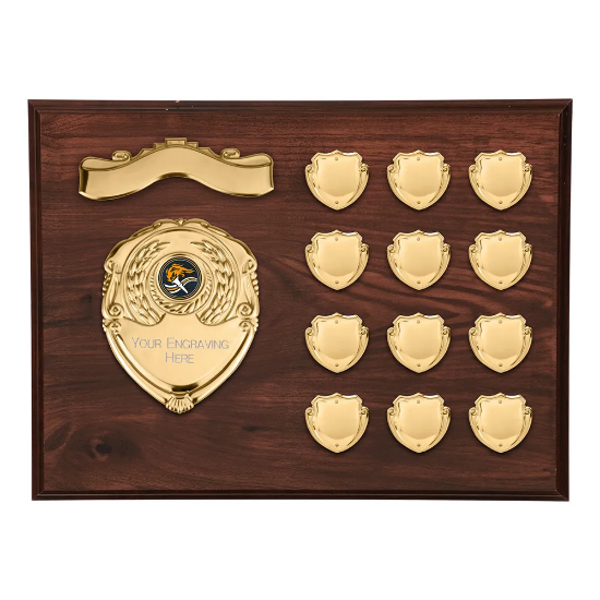 Principal Mahogany Annual Plaque Award 230x305mm