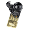 The Marauders Football Managers Player Carbon Black & Gold 280mm