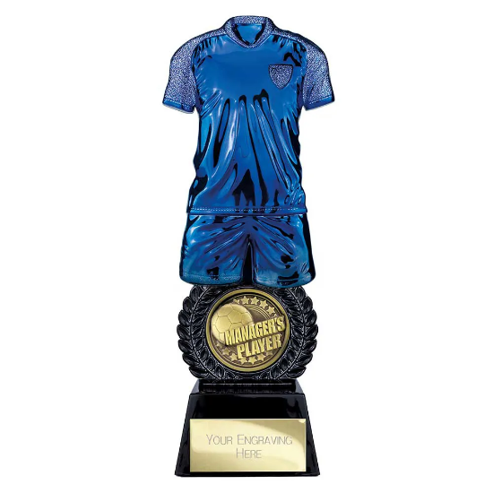 Intensity Football Managers Player Award Blue & Carbon Black 260mm