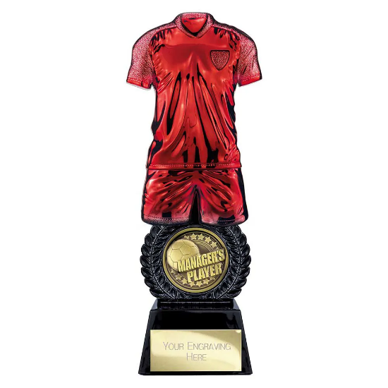 Intensity Football Managers Player Award Red & Carbon Black 260mm