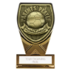Fusion Cobra Parents Player Plaque Award Black & Gold 110mm