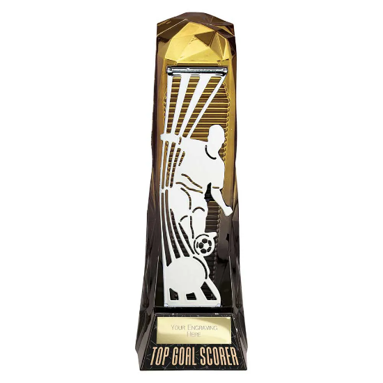 Shard Football Male Top Goal Scorer Gold & Carbon Black 230mm