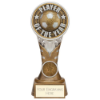 Ikon Tower Player of the Year Award Antique Silver & Gold 175mm