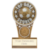 Ikon Tower Top Goal Scorer Plaque Award Antique Silver & Gold 125mm