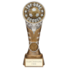 Ikon Tower Top Goal Scorer Award Antique Silver & Gold 200mm