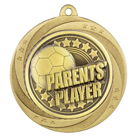 Superstar Parents Player Medal Gold 60mm
