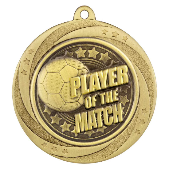 Superstar Player of Match Medal Gold 60mm