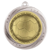 Superstar Football Medal Silver 60mm