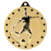 Cascade Stars Football Medal Gold 70mm