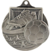 Power Strike Football Medal Antique Silver 50mm