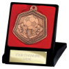 Falcon Football Medal & Box Bronze 65mm