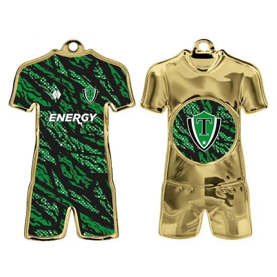 Invincible Strip & Shorts Medal Gold 80mm