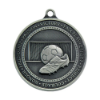Olympia Football Medal Antique Silver 70mm