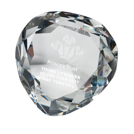 Venus Optical Crystal Paperweight 80mm  (50mm Width)